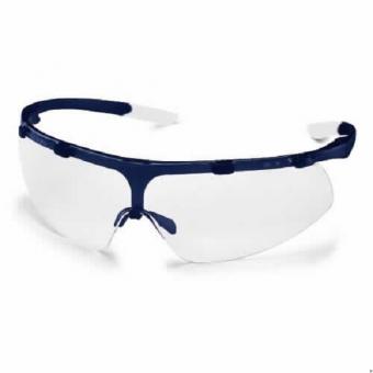 UVEX 9178265 Schutzbrille super fit, navy blue-transparent, 