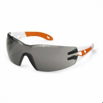 UVEX 9192745 Schutzbrille Pheos S small, weiß/orange 
