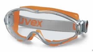 UVEX 9302245 Vollsichtbrille, orange/grau 